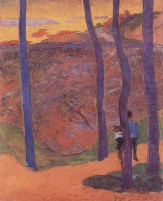 Blue Trees (mk07), Paul Gauguin